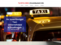 taxi-jaeschke.de Webseite Vorschau
