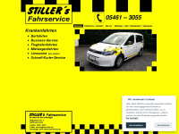 taxi-stiller.de Webseite Vorschau