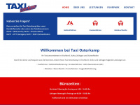taxi-osterkamp.de Webseite Vorschau