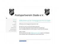 postsportverein-stade.de Webseite Vorschau