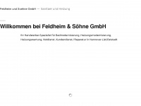 feldheim-sanitaer-heizung.de Webseite Vorschau