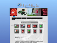 thale-elektronik.de Webseite Vorschau