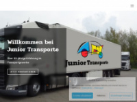 junior-transporte.de Webseite Vorschau