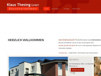 thesing-bau.de Webseite Vorschau