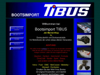 tibus-boote.de Webseite Vorschau