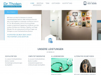 tierklinik-tholen.de Webseite Vorschau