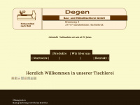 tischlerei-degen.de Webseite Vorschau
