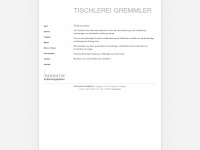 tischlerei-gremmler.de Webseite Vorschau