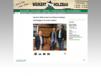 weikert-holzbau.de Webseite Vorschau