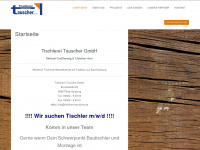 tischlerei-tauscher.de Webseite Vorschau