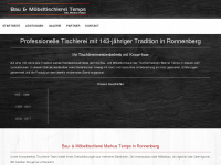 tischlerei-temps.de Webseite Vorschau