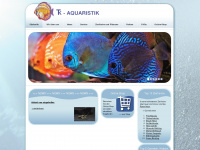 tk-aquaristik.de Webseite Vorschau