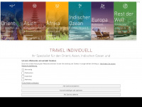 travel-individuell.de Webseite Vorschau