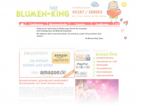 blumen-king.de Webseite Vorschau