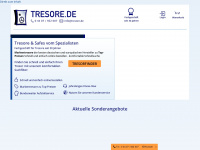 tresore.de Webseite Vorschau