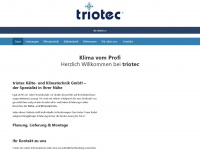 triotec-kaelte.de Webseite Vorschau