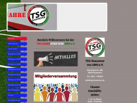 tsg-hannover.de Webseite Vorschau