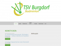 tsv-burgdorf-badminton.de Webseite Vorschau