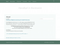 handball-bardowick.de Webseite Vorschau
