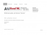axel-w.de Webseite Vorschau