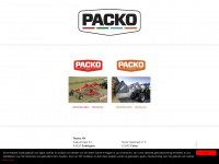 packo.be Webseite Vorschau