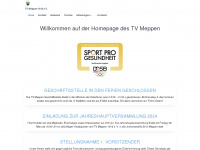 tv-meppen.de Webseite Vorschau