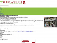 ulrici-apotheke.de Webseite Vorschau