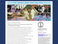 karate-kossen.de Webseite Vorschau