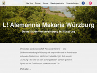 alemannia-makaria.de Webseite Vorschau