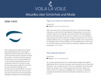voilalavoile.com Webseite Vorschau