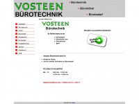 vosteen-buerotechnik.de Webseite Vorschau