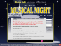 musical-night.de Webseite Vorschau