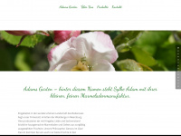 adams-garten.de Webseite Vorschau