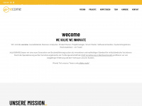wecome.de Webseite Vorschau
