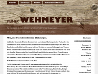 wehmeyer-tischlerei.de Webseite Vorschau