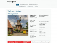 wehbersmuehle.de Webseite Vorschau