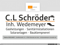 wedemeyer-schroeder.de Webseite Vorschau