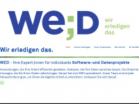 wed-gmbh.de Webseite Vorschau
