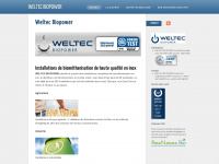 weltec-biopower.fr Webseite Vorschau