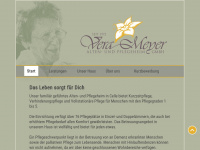 pflege-vera-meyer.de Webseite Vorschau