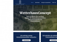 wetterhausconcept.de Webseite Vorschau