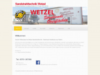 sandstrahltechnik-wetzel.de Webseite Vorschau
