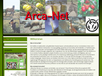 arca-net.info Webseite Vorschau