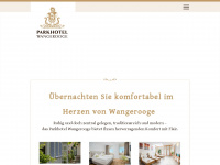 wangerooge-hotel.de Webseite Vorschau