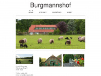 burgmannshof-hude.de Webseite Vorschau