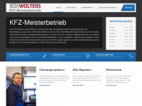 wolters-kfz.de Webseite Vorschau