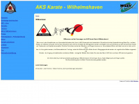 aks-karate-wilhelmshaven.de Webseite Vorschau