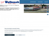 wulbusch-spedition.de Webseite Vorschau