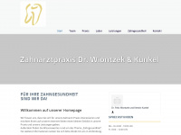 zahnarzt-wiontzek.de Webseite Vorschau