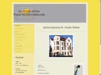 zahn-1866.de Webseite Vorschau